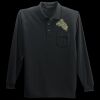 Long Sleeve Silk Touch Polo with Pocket Thumbnail
