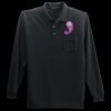 Long Sleeve Silk Touch Polo with Pocket Thumbnail