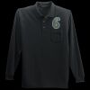 Long Sleeve Silk Touch Polo with Pocket Thumbnail