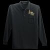 Long Sleeve Silk Touch Polo with Pocket Thumbnail