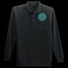 Long Sleeve Silk Touch Polo with Pocket Thumbnail
