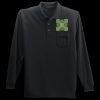 Long Sleeve Silk Touch Polo with Pocket Thumbnail