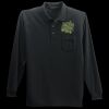 Long Sleeve Silk Touch Polo with Pocket Thumbnail