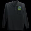 Long Sleeve Silk Touch Polo with Pocket Thumbnail