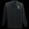 Long Sleeve Silk Touch Polo with Pocket Thumbnail