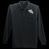 Long Sleeve Silk Touch Polo with Pocket Thumbnail