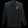 Long Sleeve Silk Touch Polo with Pocket Thumbnail
