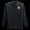 Long Sleeve Silk Touch Polo with Pocket Thumbnail