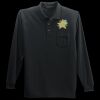 Long Sleeve Silk Touch Polo with Pocket Thumbnail