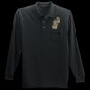Long Sleeve Silk Touch Polo with Pocket Thumbnail