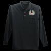 Long Sleeve Silk Touch Polo with Pocket Thumbnail
