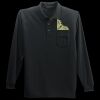 Long Sleeve Silk Touch Polo with Pocket Thumbnail