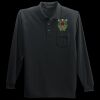 Long Sleeve Silk Touch Polo with Pocket Thumbnail
