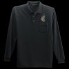 Long Sleeve Silk Touch Polo with Pocket Thumbnail
