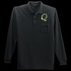 Long Sleeve Silk Touch Polo with Pocket Thumbnail
