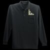 Long Sleeve Silk Touch Polo with Pocket Thumbnail