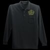 Long Sleeve Silk Touch Polo with Pocket Thumbnail