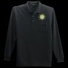 Long Sleeve Silk Touch Polo with Pocket Thumbnail