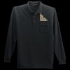 Long Sleeve Silk Touch Polo with Pocket Thumbnail
