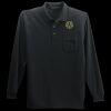 Long Sleeve Silk Touch Polo with Pocket Thumbnail