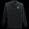 Long Sleeve Silk Touch Polo with Pocket Thumbnail