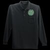 Long Sleeve Silk Touch Polo with Pocket Thumbnail