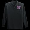 Long Sleeve Silk Touch Polo with Pocket Thumbnail
