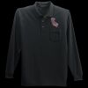 Long Sleeve Silk Touch Polo with Pocket Thumbnail