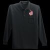 Long Sleeve Silk Touch Polo with Pocket Thumbnail