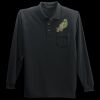 Long Sleeve Silk Touch Polo with Pocket Thumbnail