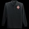 Long Sleeve Silk Touch Polo with Pocket Thumbnail