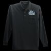 Long Sleeve Silk Touch Polo with Pocket Thumbnail