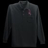 Long Sleeve Silk Touch Polo with Pocket Thumbnail