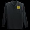 Long Sleeve Silk Touch Polo with Pocket Thumbnail
