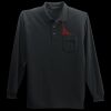 Long Sleeve Silk Touch Polo with Pocket Thumbnail