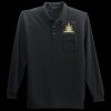 Long Sleeve Silk Touch Polo with Pocket Thumbnail