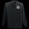 Long Sleeve Silk Touch Polo with Pocket Thumbnail