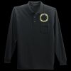 Long Sleeve Silk Touch Polo with Pocket Thumbnail