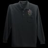 Long Sleeve Silk Touch Polo with Pocket Thumbnail