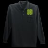Long Sleeve Silk Touch Polo with Pocket Thumbnail