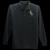 Long Sleeve Silk Touch Polo with Pocket Thumbnail
