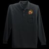 Long Sleeve Silk Touch Polo with Pocket Thumbnail