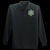 Long Sleeve Silk Touch Polo with Pocket Thumbnail