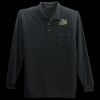 Long Sleeve Silk Touch Polo with Pocket Thumbnail