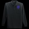 Long Sleeve Silk Touch Polo with Pocket Thumbnail