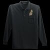 Long Sleeve Silk Touch Polo with Pocket Thumbnail