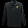 Long Sleeve Silk Touch Polo with Pocket Thumbnail