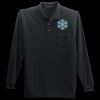 Long Sleeve Silk Touch Polo with Pocket Thumbnail