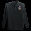 Long Sleeve Silk Touch Polo with Pocket Thumbnail