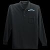 Long Sleeve Silk Touch Polo with Pocket Thumbnail